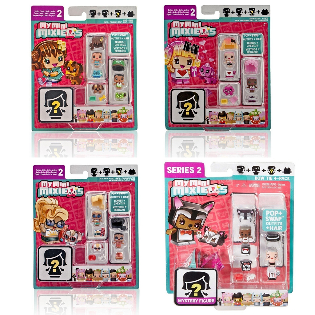 My Mini MixieQ’s – Pack De 2 Figurines (1,5 Cm) à Collectionner Et Personnaliser – Coiffures Et Habilages Clipsables – Dès 4 Ans – Modèle Aléatoire