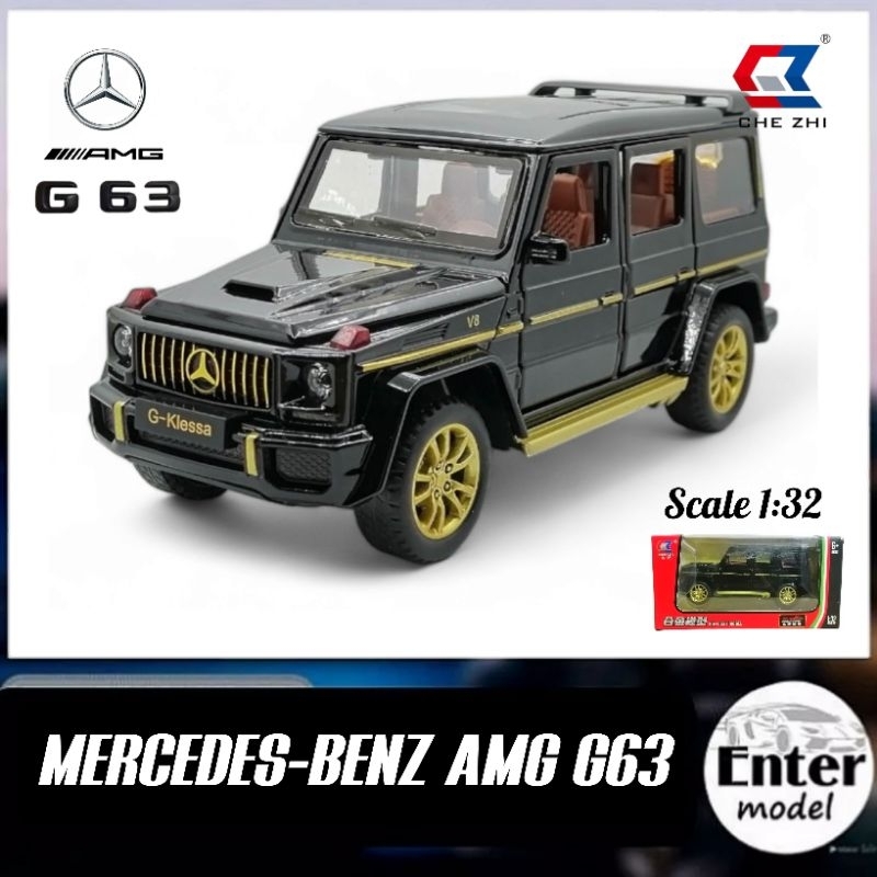 Diecast Model Car With Light MERCEDES-BENZ AMG G63 16cm Length Scale1 ...