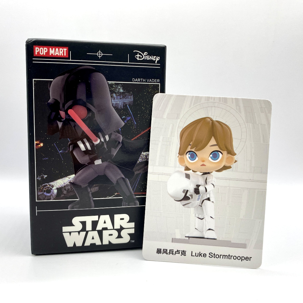 POPMART star wars Luke Stormtrooper Skywalker Series Figures Check Card ...