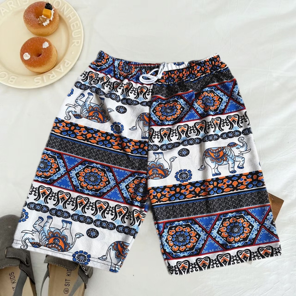 Elephant Shorts Casual Pants Comfortable To Wear Soft Fabric Light Ventilation Can Be Worn By Both Men And Women. Shopee Singapore