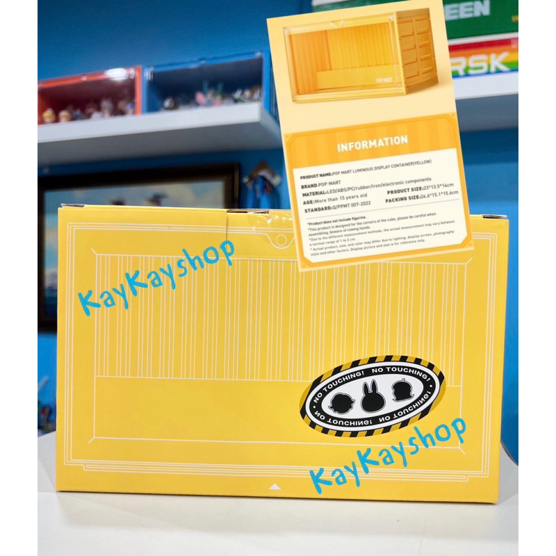 POPMART Mini Display Container (Yellow) | Shopee Singapore