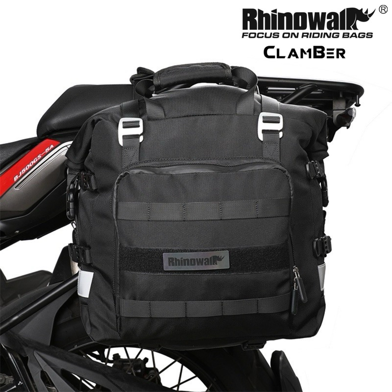 Rhinowalk Waterproof Motorcycle Side Rack Bag With Lock With Tight ...