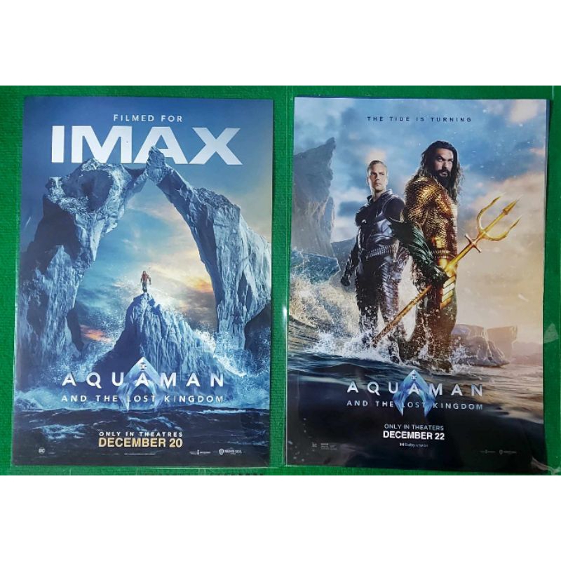 IMAX Poster Aquaman 2 From Major and the Lost Kingdom Aquaman2 Aqua man ...