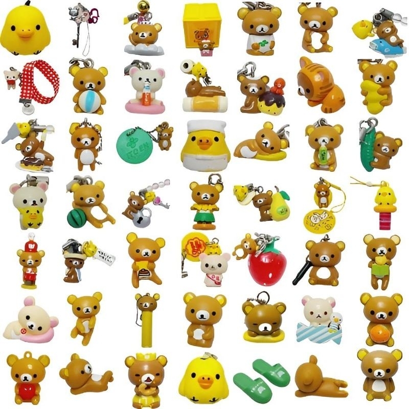 Rilakkuma Gashapon Figure Model Doll Set 1 Real Japanese Work Shopee