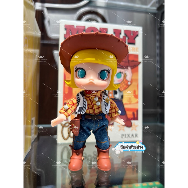 POP MART Molly x Toy Story Woody & Buzz Lightyear BJD Action Figure Doll  ******