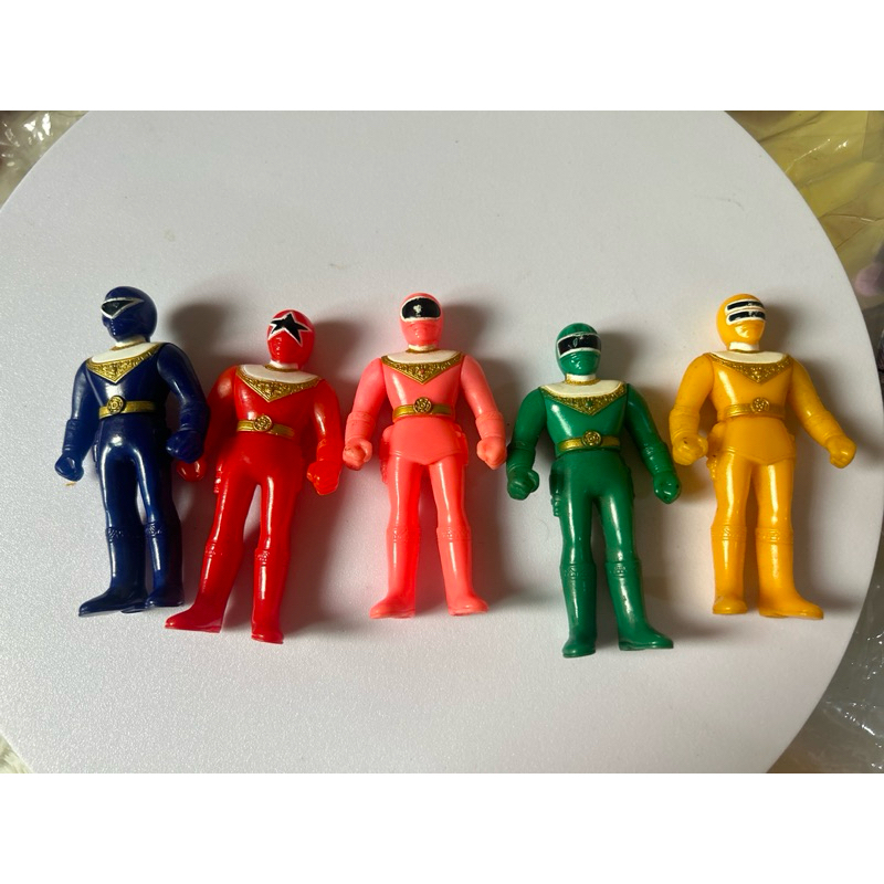 Rubber Figure Old Work Power Rangers Zeolite Ohranger soft vinyl hero ...