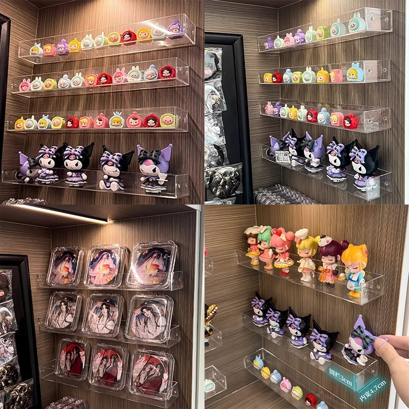 Clear Acrylic Shelf Wall Display Rack Model Size 31 * 5 * 3 Cm. For The ...