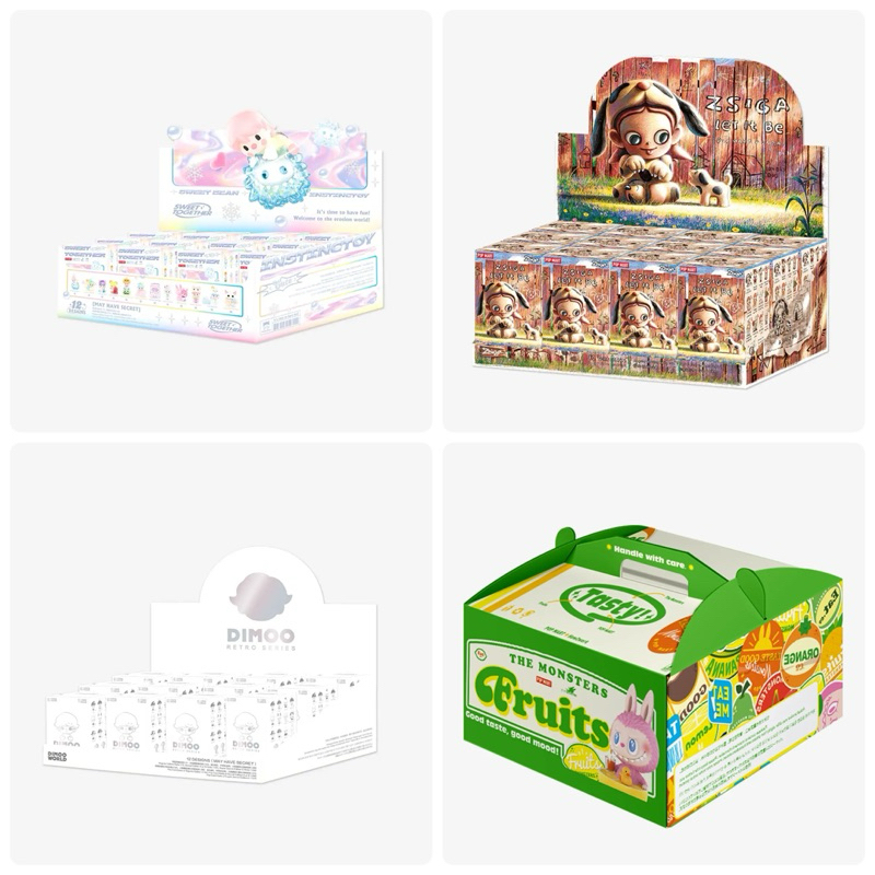 Lift The box popmart Dimoo/Zsiga/Sweetbean/The monster From shop ...