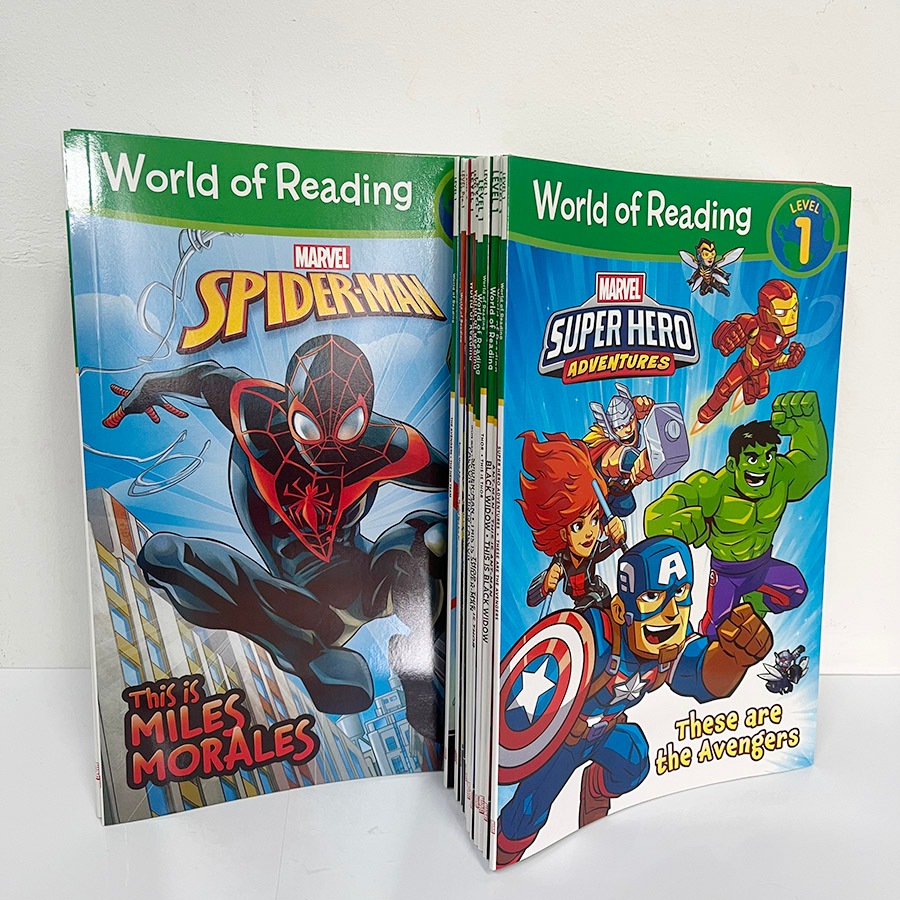 Marvel Avengers Coloring Book 31 Color World of Reading English For ...