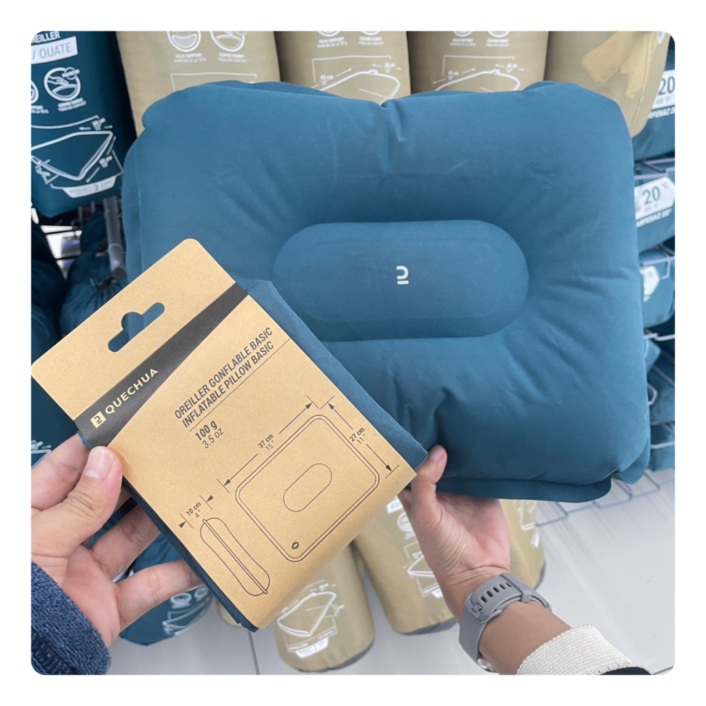 Cheapest Air Pillow QUECHUA Portable For Camping DECATHLON Lightweight Comfortable Compact Easy To Carry. Shopee Singapore