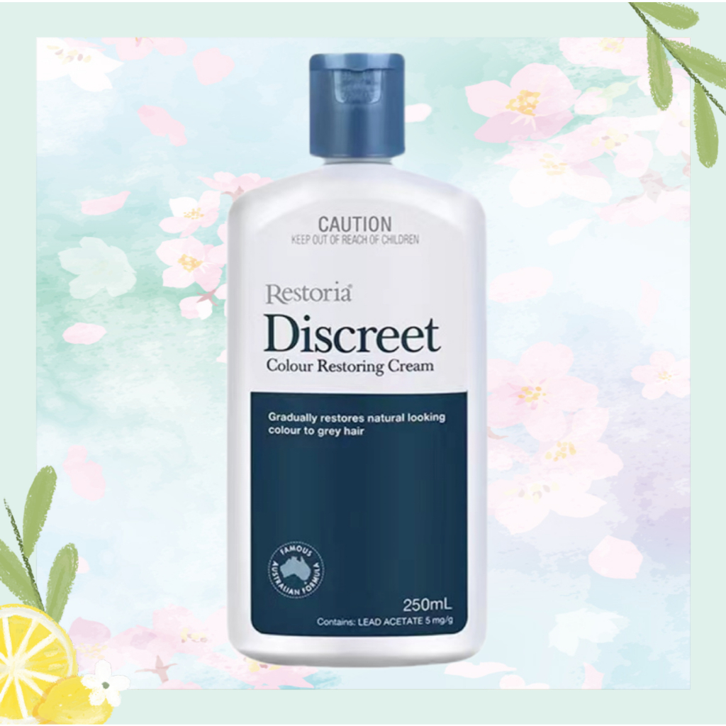 Restoria Discreet Color Restoring Cream 250ml Black Hair Milk | Shopee ...