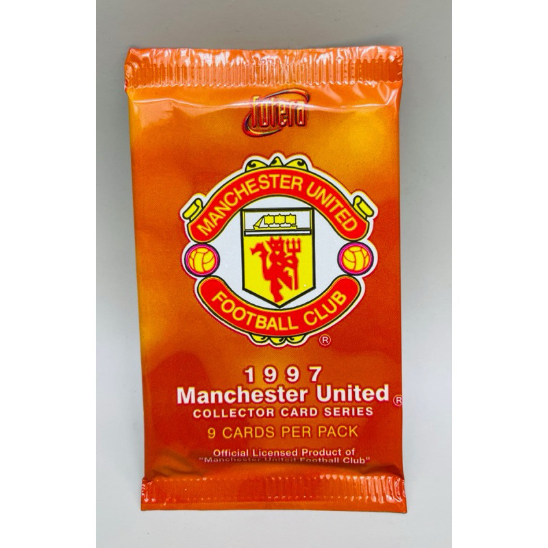 2000 cartes à collectionner Futera Manchester United Soccer boîte