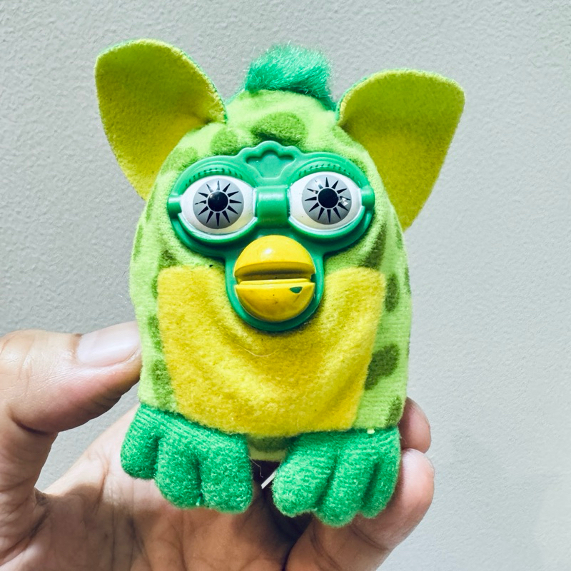 Furby Doll Keychain Green Tiger by McDonald's Plastic Eyes There Are ...