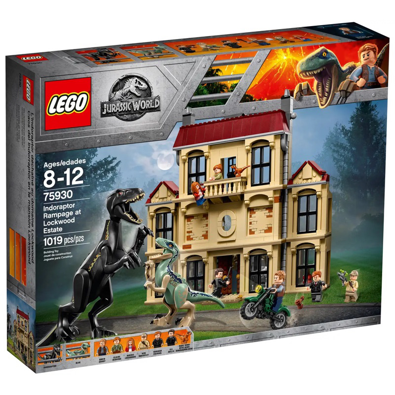 Lego Jurassic World 75930 Indortor Rampage at Lockwood Estate | Shopee ...