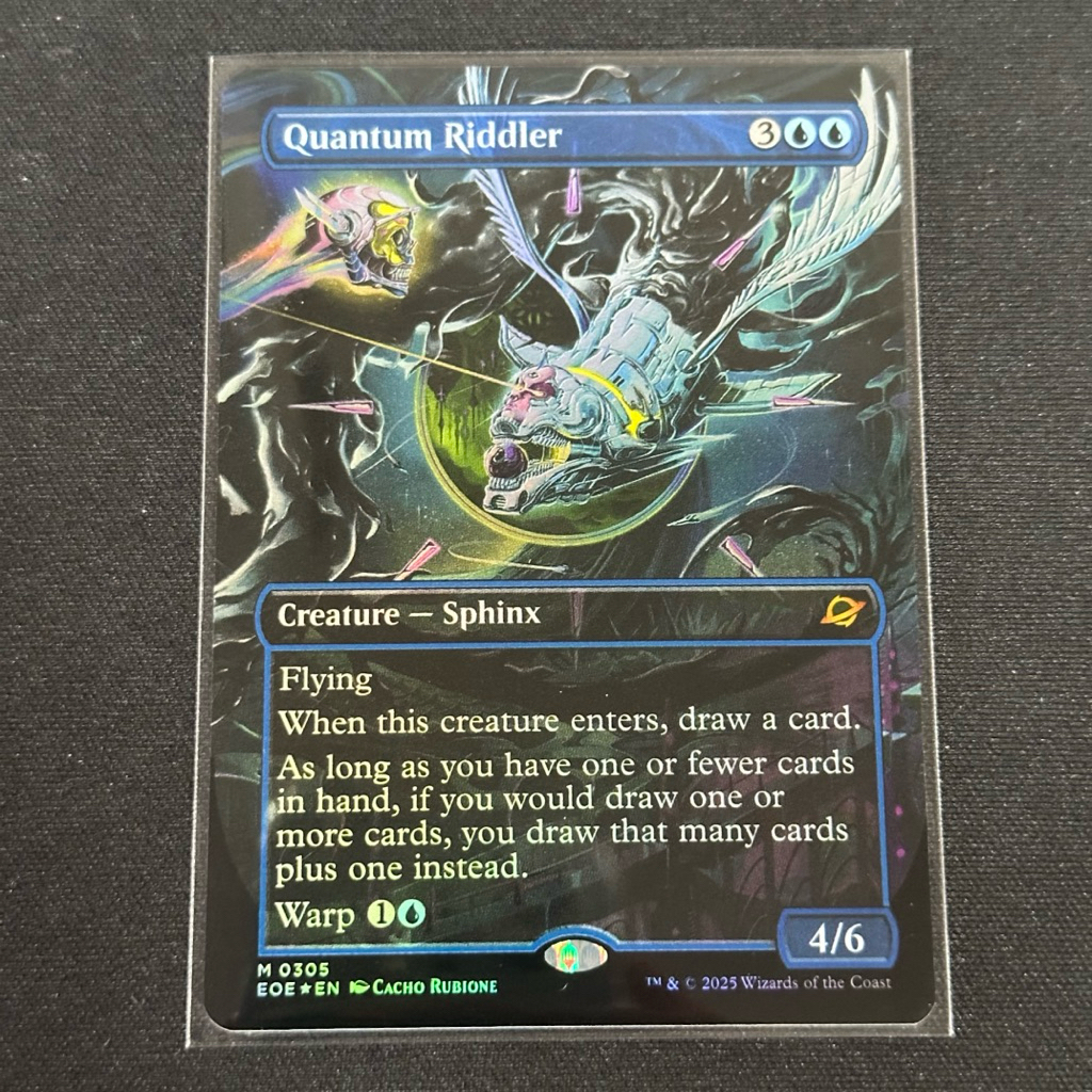Edge of Eternities Variants Foil: Quantum Riddler (0305-Borderless ...
