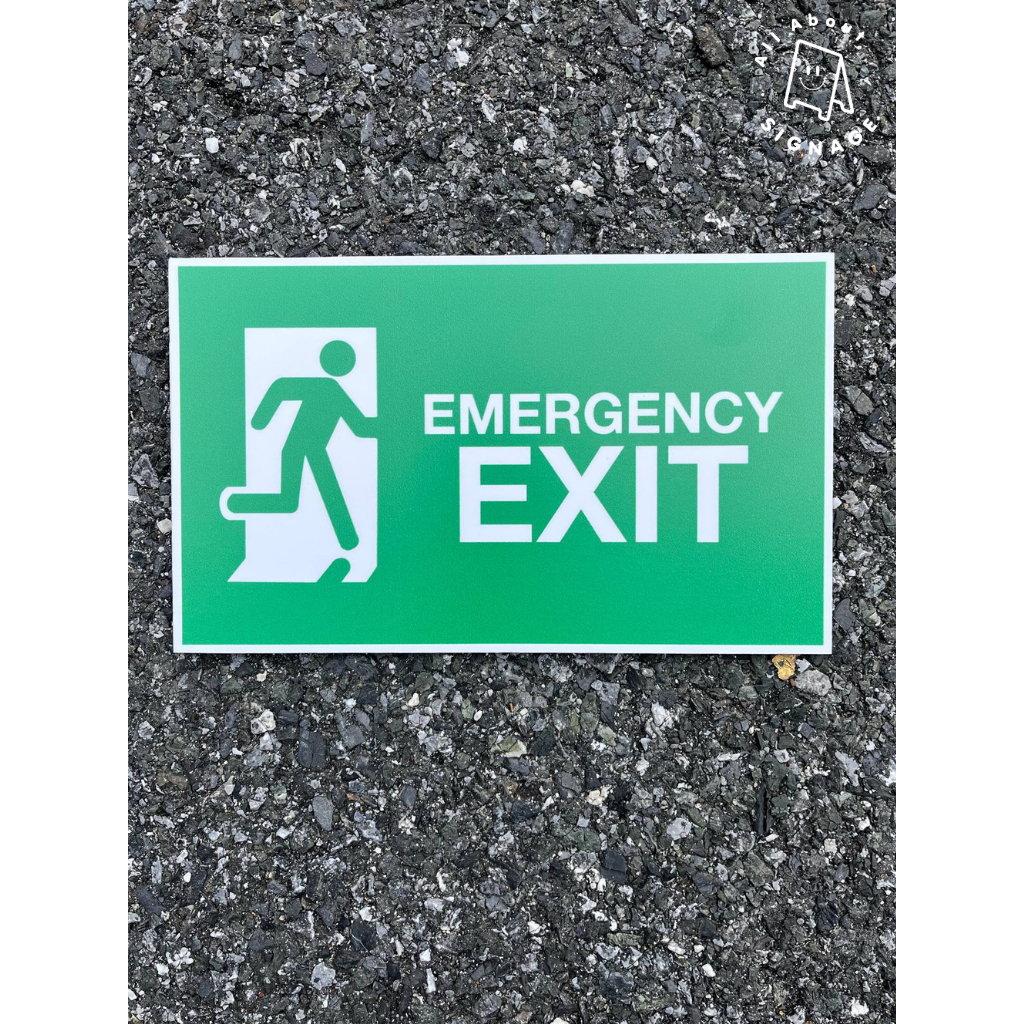 emergency exit sign - Prices and Deals - May 2026 | Shopee Singapore
