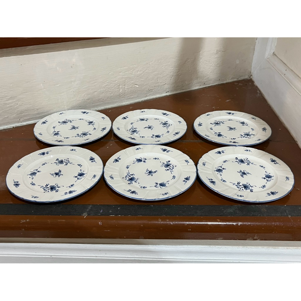 6-Inch Food Tile Plate 6 Pieces Noritake Brand Second-Hand From Japan ...