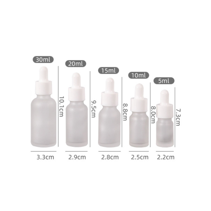 5 Ml Dropper Bottle-30 Ml. With Scale Reagent Amber Glass Eye Drops ...