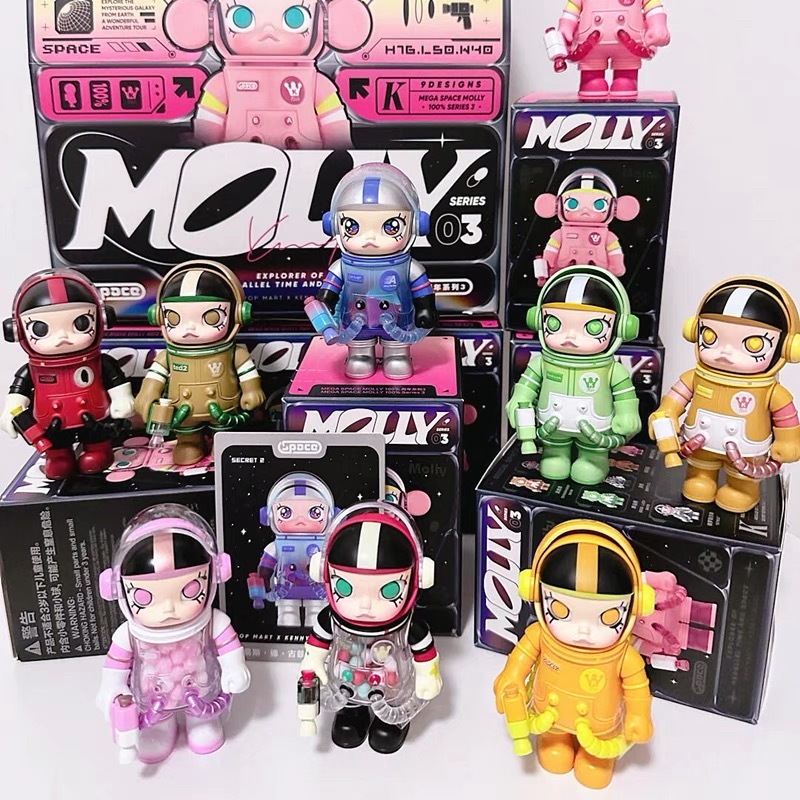 MEGA POP MART SPACE MOLLY Series 3 Shipping From Thailand | Shopee 