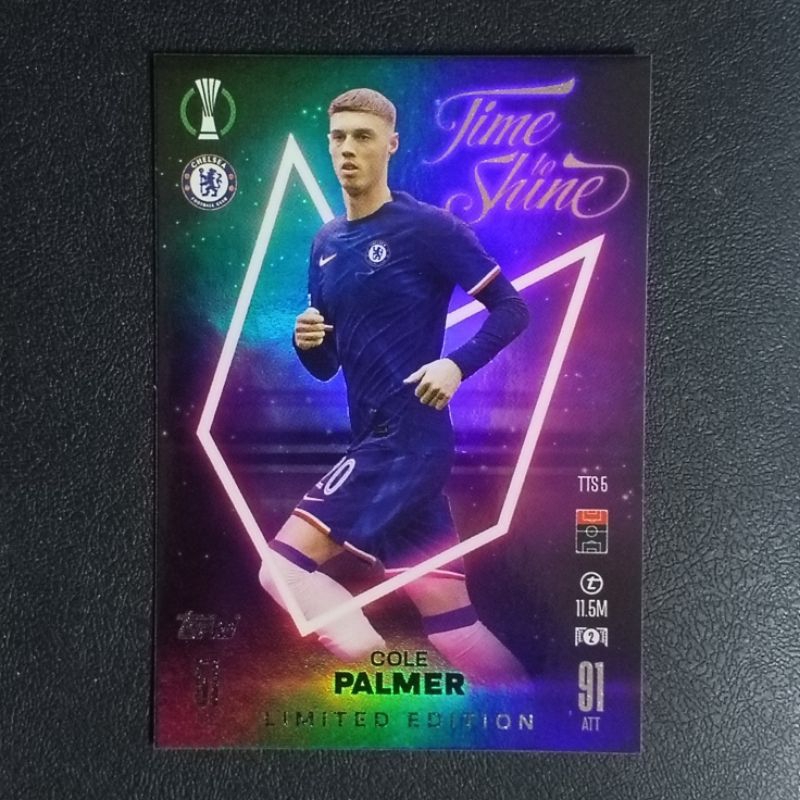 Football CARD LIMITED EDITION SEASON 2024/25 MATCH Attach (TOPPS 2024/ ...