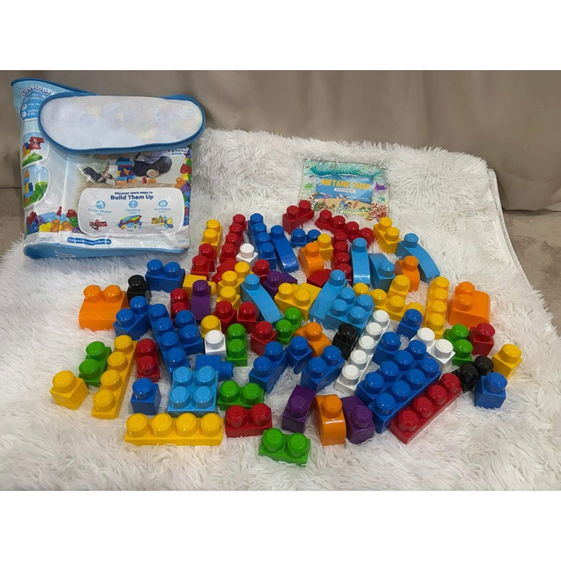 Mega Bloks First Builders Big Building Bag Block Classic Color Blocks ...