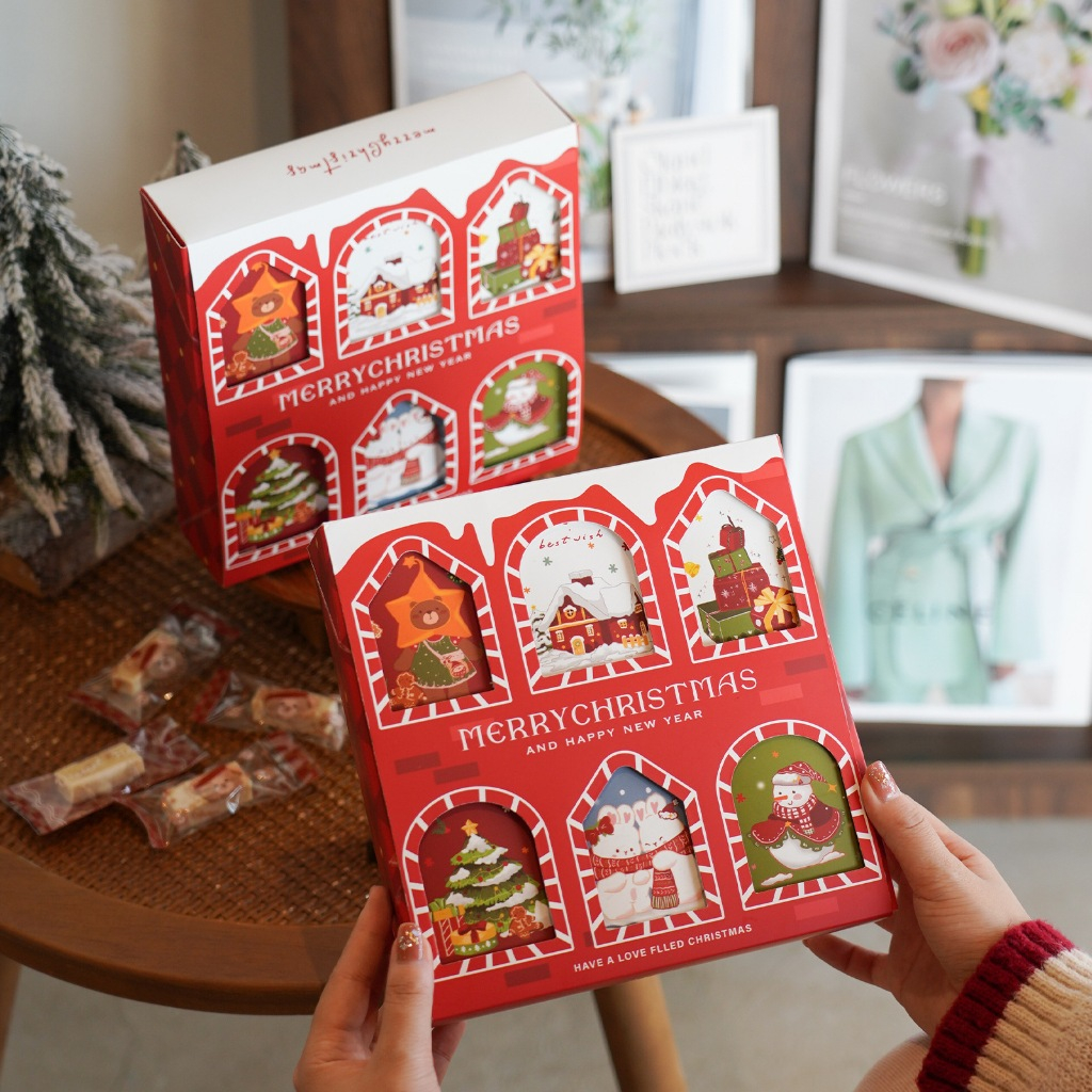 Christmas Pattern Candy Box set 6 boxes (1 set) | Shopee Singapore