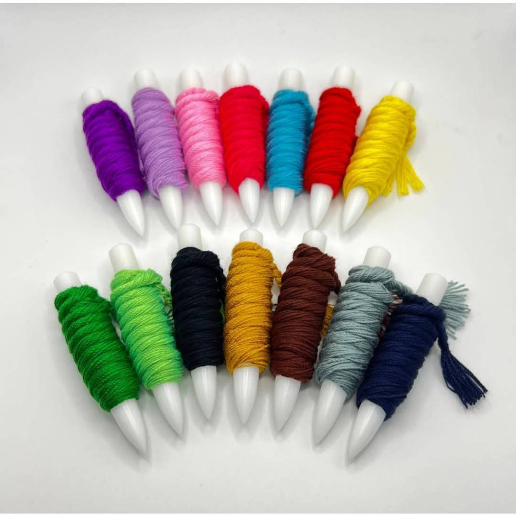 The Ejector Will Pin The Gem Head. Bright And Fluffy Plus A Wool Rope ...