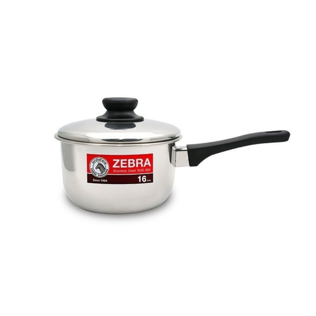 Zebra Tiger Handle Pot 16 Cm.166203 Head Stainless Steel Porridge ...