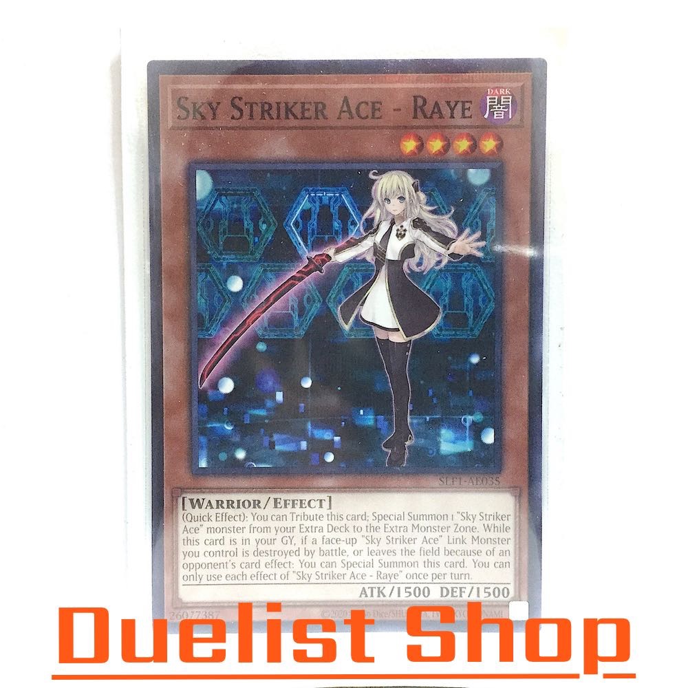 Sky Striker Ace-Raye (P) Monster Dark Level4 [Warrior/Effect] Set SLF1 ...