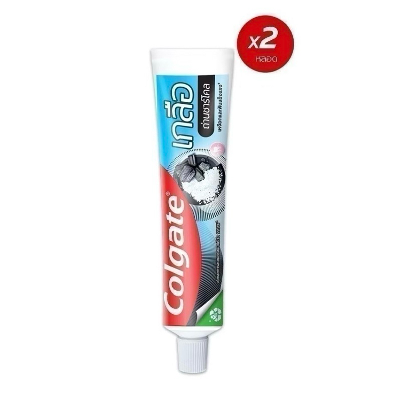 Pack Of 2 Tubes Colgate Toothpaste Salt Charcoal 150 Grams Helps Reduce ...