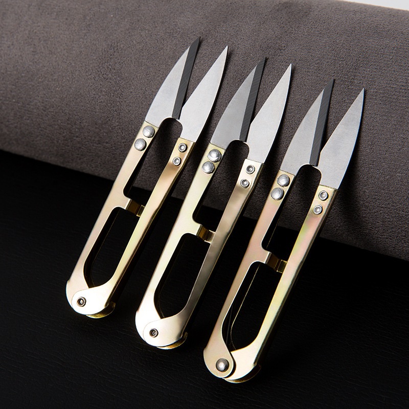 U-Shaped Fabric Scissors Small Household V-Shaped For Cutting Thread ...