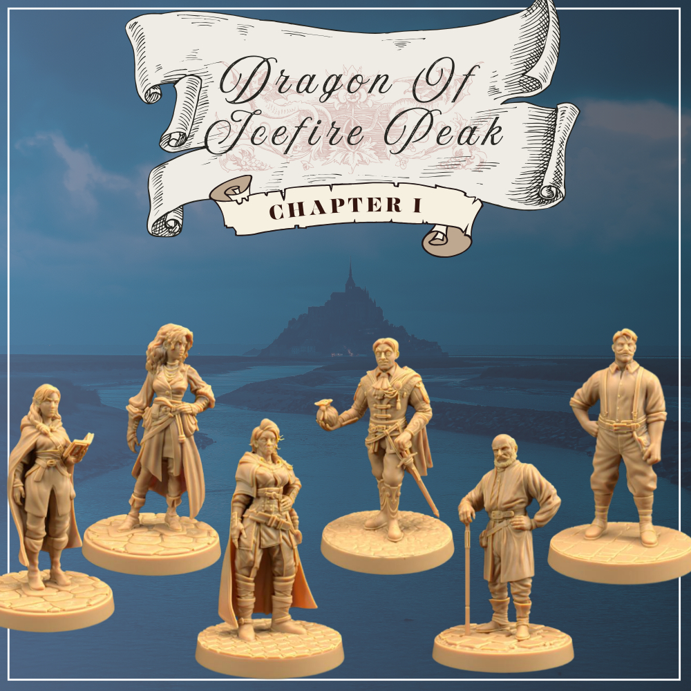Dragon of Icefire Peak Chapter 1-Model For DnD miniature [Made to order ...