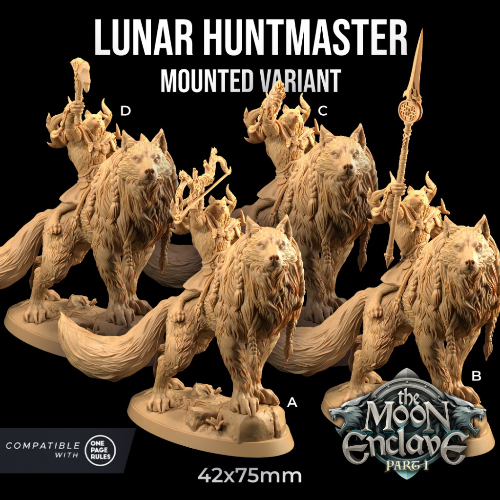 [The Moon Enclave I : Army]-Lunar Huntmaster-Model For DnD miniature ...