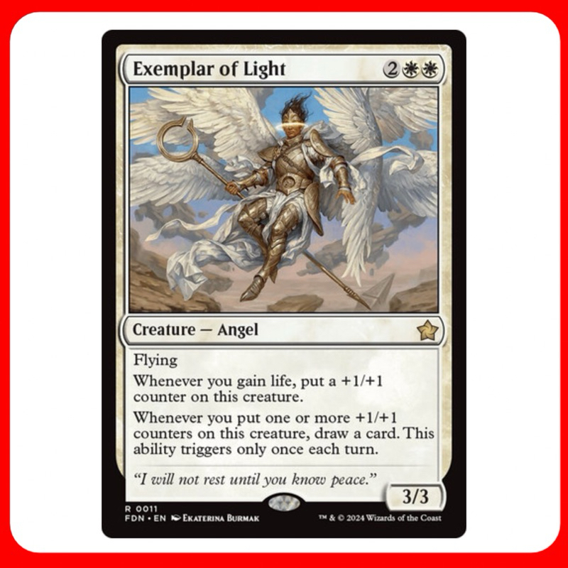 [MTG] Exemplar of Light [FDN] [WHITE] [RARE] [NORMAL] [ENG] (Magic Card ...