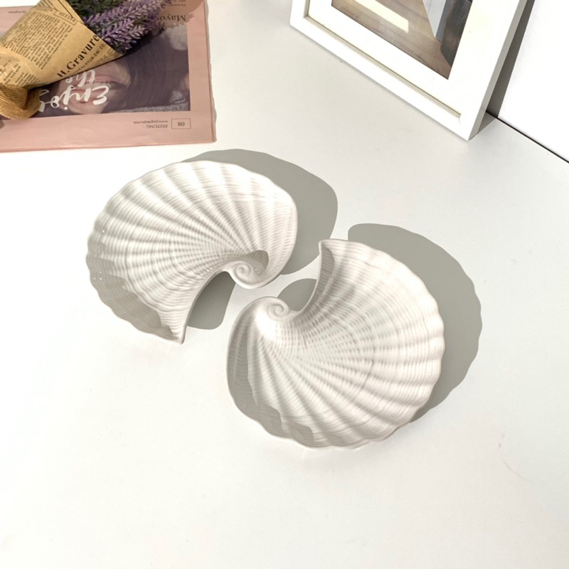 Goodsceramics PLATE Shell-Shaped Cute Design What You Want Desserts ...