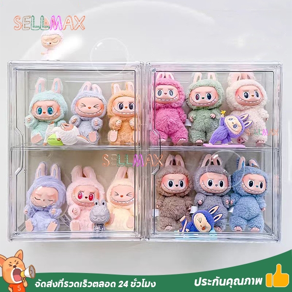 Transparent Box Doll Model Cabinet labubu Baby three kimmon popmart ...
