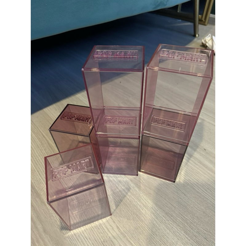 Arttoy POPMART DISPLAY Box Model Authentic Second-Hand Pink Tone Case ...