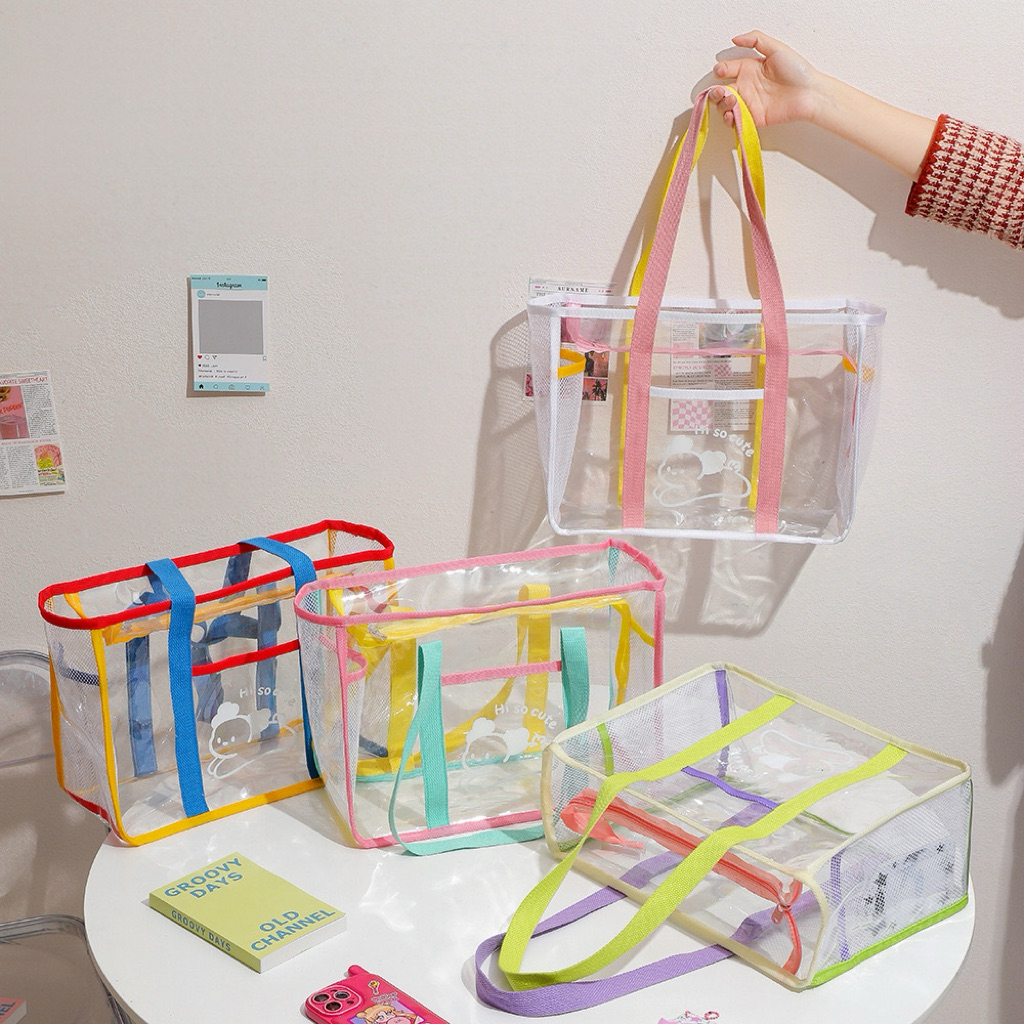 Thai Shop Very Fast Delivery PVC Cute Handbag Beach Bag Shoulder The ...