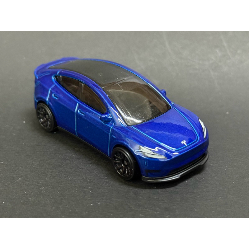 otwheels Tesla Model Y Blue Scale 1:64 Outside Pack | Shopee Singapore
