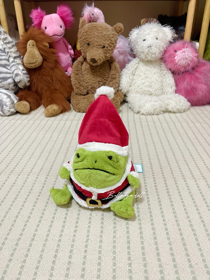 Jellycat Santa Ricky Rain Frog (Hanging Tag) | Shopee Singapore