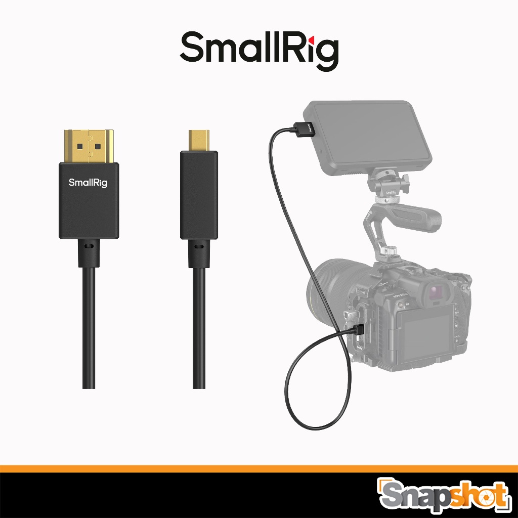 SmallRig 4795 Ultra-Slim 4K HDMI Data Cable (D to A) (100cm) | Shopee ...