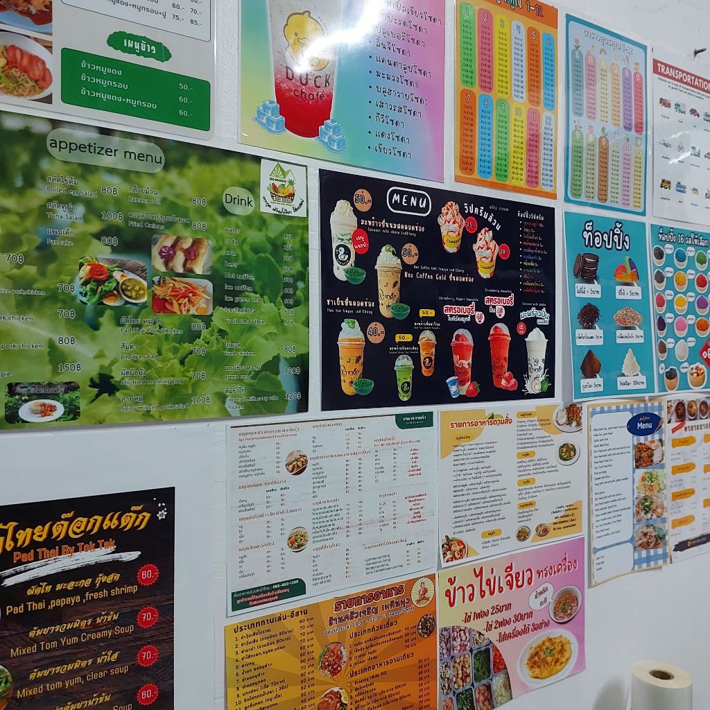 Menu Board Design Buy Full Pcs Free Transparent Hard Plaswood A4 A3 ...