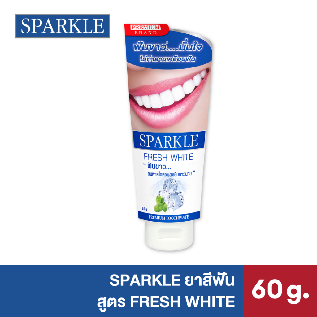 SPARKLE TOOTHPASTE WHITE Formula 60 G (10SK00003) | Shopee Singapore