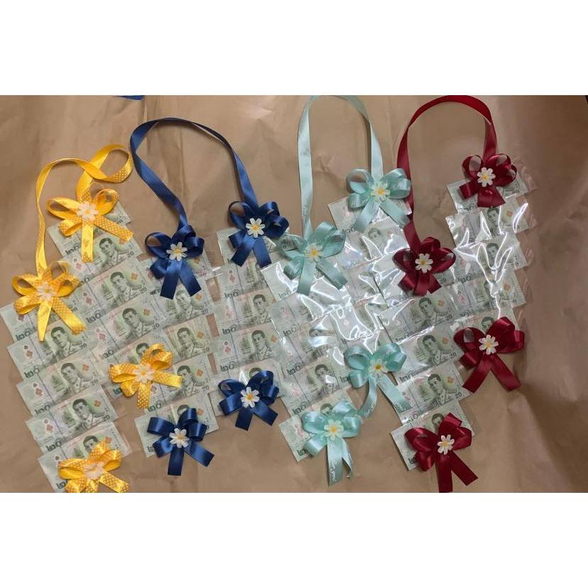 Graduation Bear Pachim Banknote Stand Garland (Customer Put Your Own ...