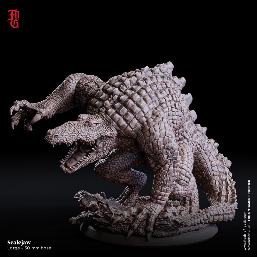 DnD miniature-Scalejaw-The Untamed Frontier-Model For [Made to order ...