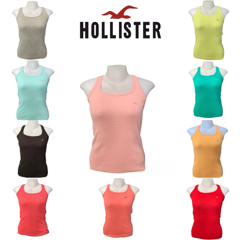Buy 1 Get 1 Free Hollister (XX112) Bird Embroidered Tank Top On The ...