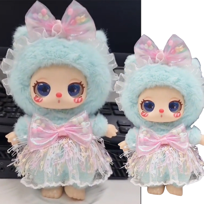 Liila Lucky Cat Set (Lila Cat) 2 Layers Skirt Free Hair Bow