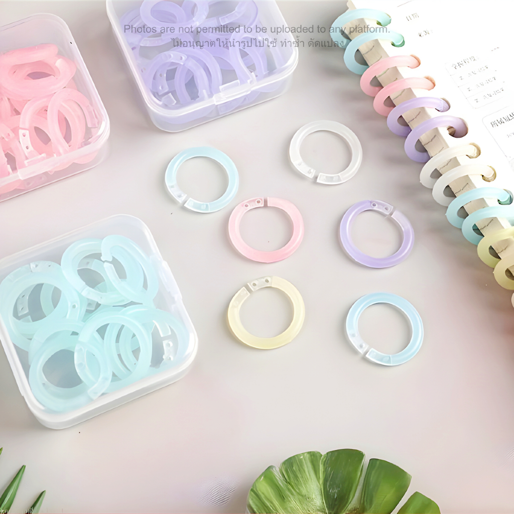 24Hr 1Ring Document Ring 2 Levels Of Size Multi-Purpose Plastic Binding ...