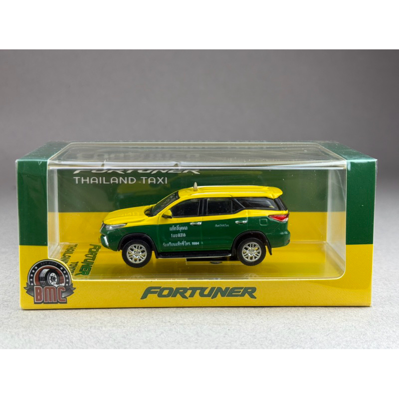 ️Toyota Fortuner 2018 Thailand Taxi 64B0399 Scale 1:64 Brand BM ...