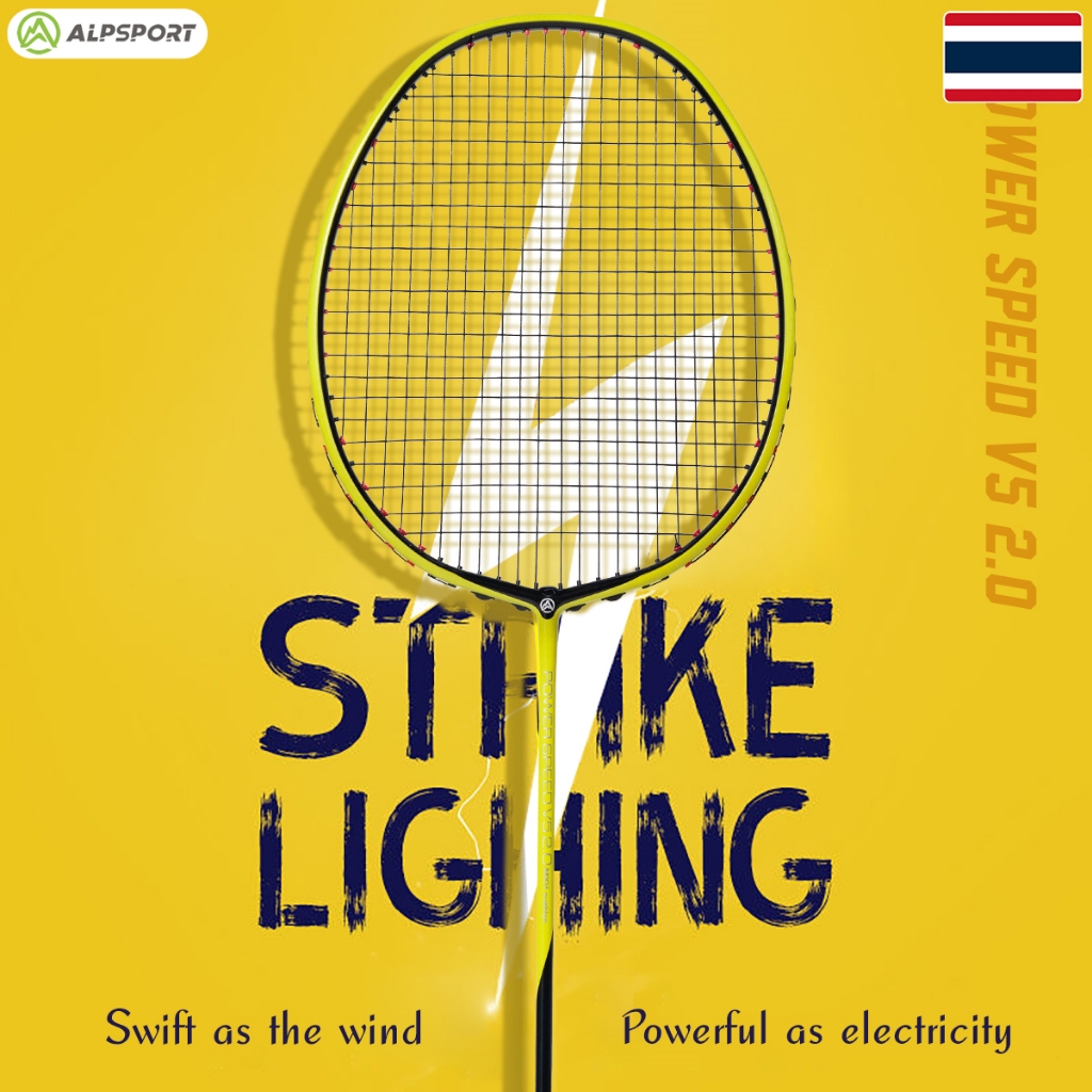[Ship From Thailand] ALP V5 2.0 MXH Offensive Badminton Racket Original ...